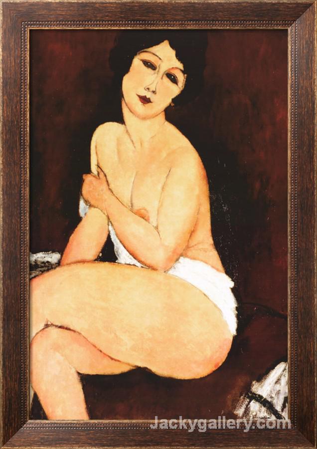 Beautiful Woman by Amedeo Modigliani paintings reproduction - Click Image to Close